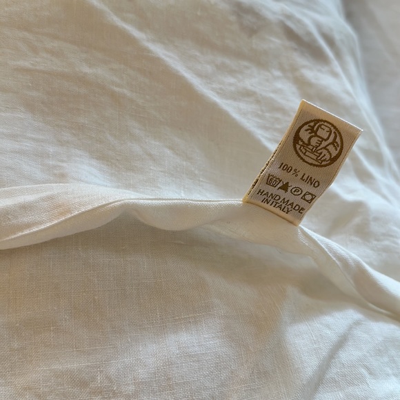 Bertozzi | Hand-Stamped Linen Pillow Cases | European Size | Luxury - Picture 8 of 9
